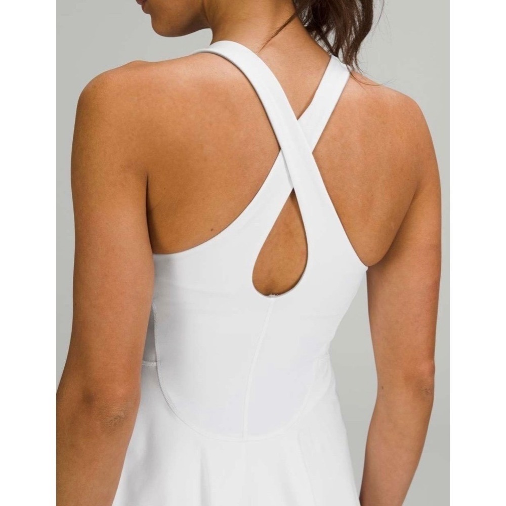 Lululemon Court Crush Dress, White, Size 4 - Picture 3 of 12